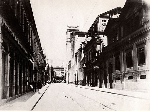 Rua Florencio de Abreu - Antigamente