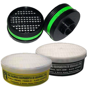 Filtros de Proteção Respiratoria Filtros