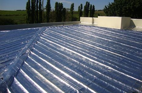 manta isoladora termica em telhado